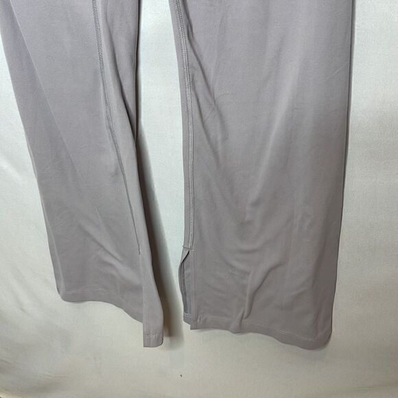 Athleta Flare Leg High Rise Leggings In Grey Lavender. Size Medium. - Picture 4 of 12